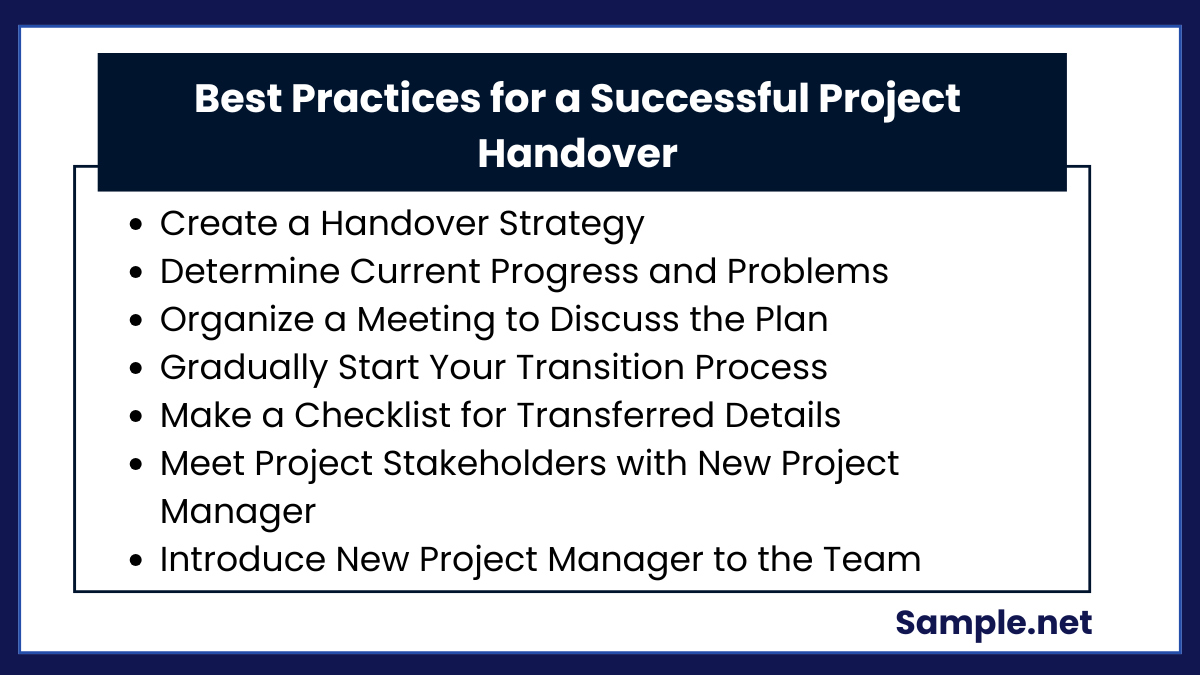 Best Practices for a Successful Project Handover