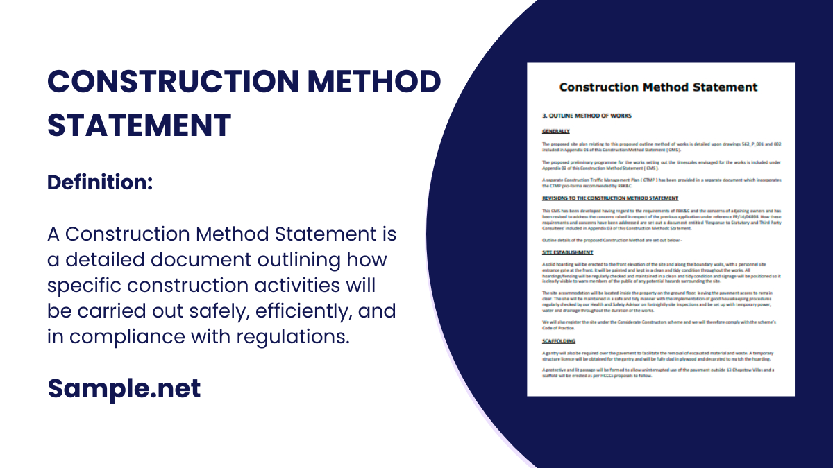 construction method statement