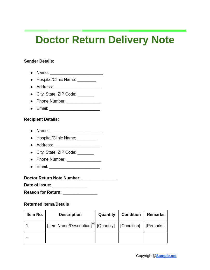 Doctor Return Delivery Note Google Docs 11 14 2024 04 59 PM