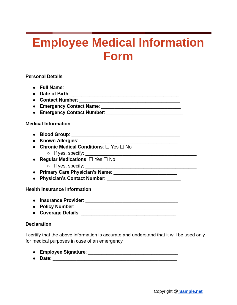 Employee Medical Information Form Google Docs 10 28 2024 05 08 PM