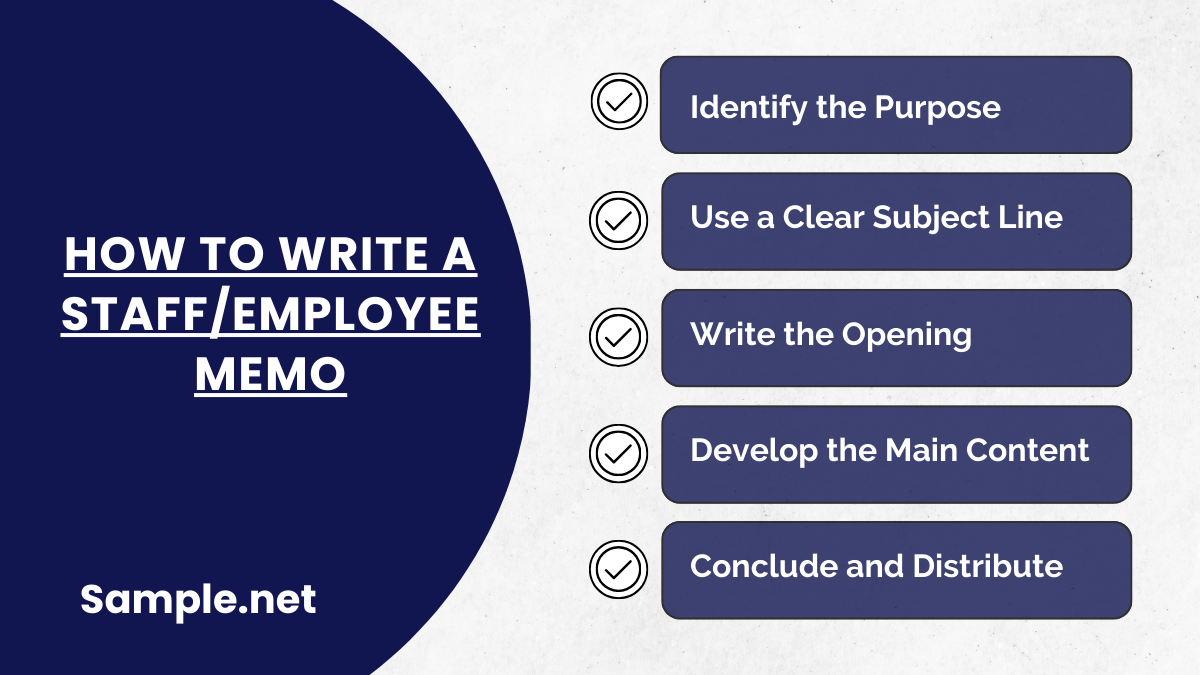 How to Write a Staff Employee Memo