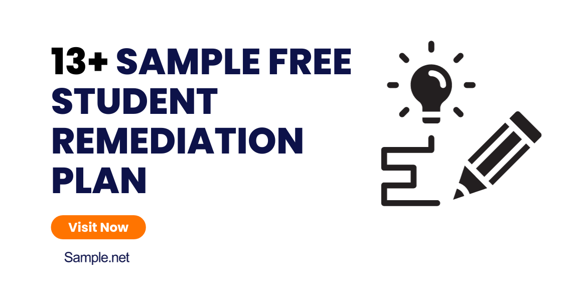 sample free student remediation plan