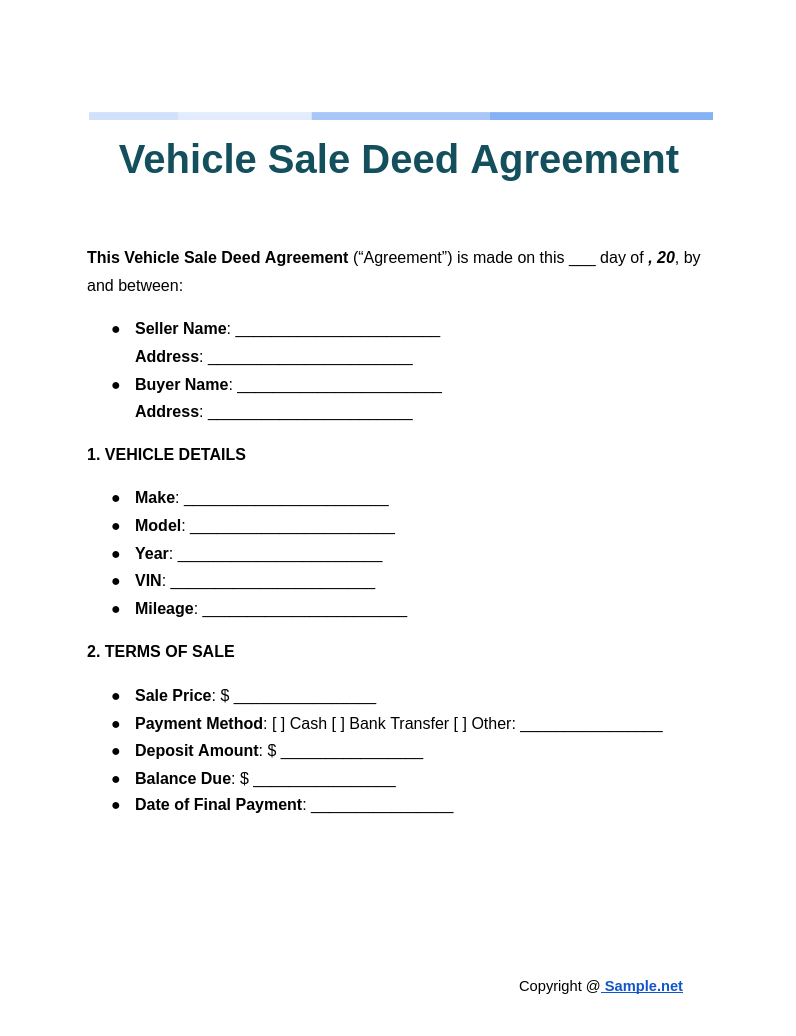 Vehicle Sale Deed Agreement Google Docs 10 28 2024 05 06 PM