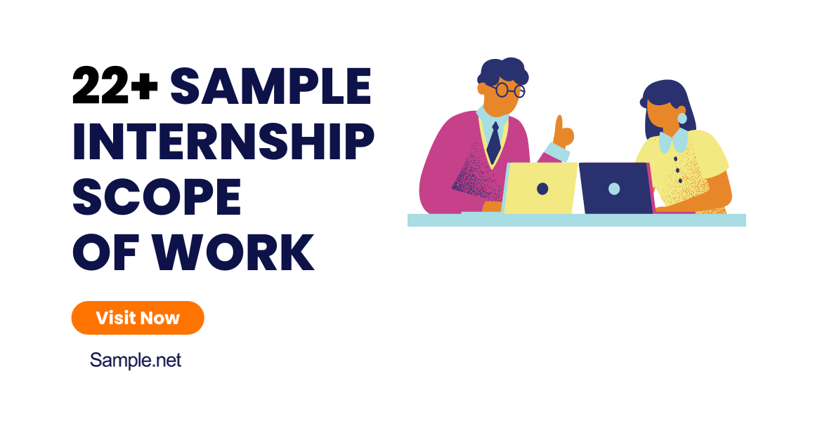 sample internship scope of work