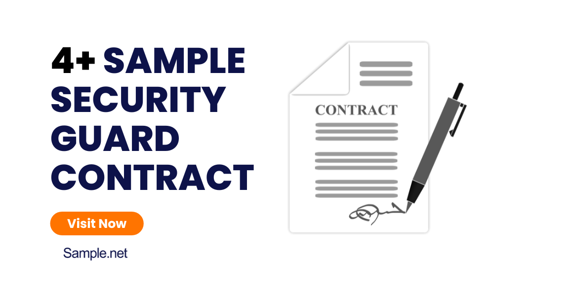 sample security guard contract 1
