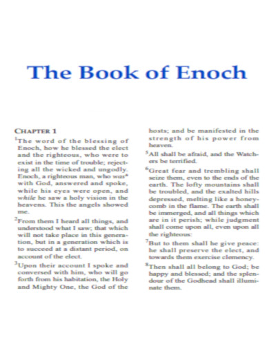 Book of Enoch Future Revealed