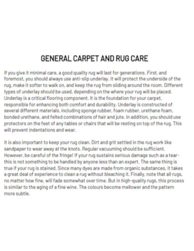 General Carpet