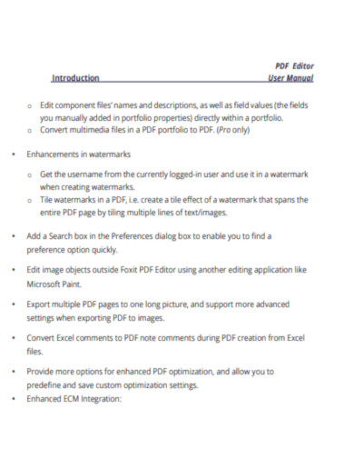 PDF Editor Manual