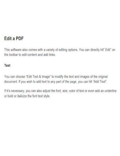 PDF Editor User Guide
