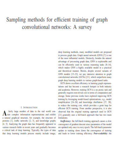 Sampling Methods for Efficient Training