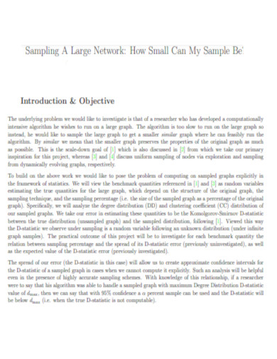 Snowball Sampling for Large Network