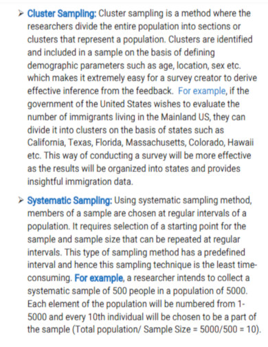 Systematic Sampling Method