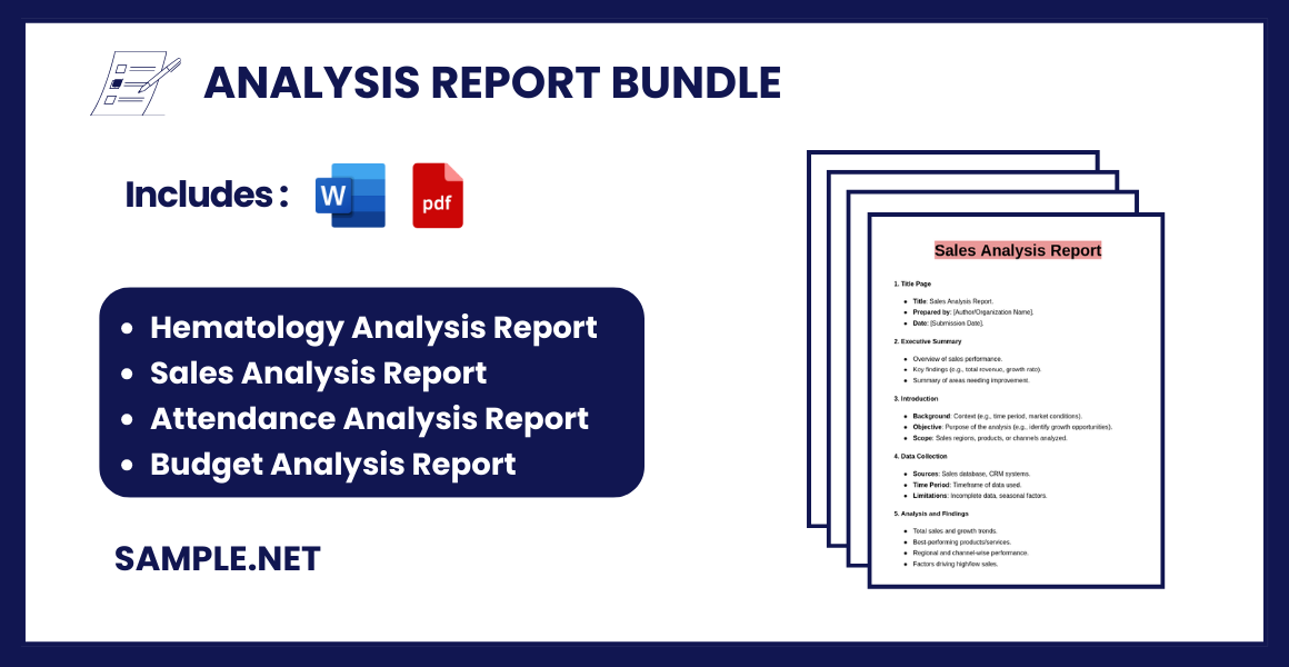 analysis report bundle