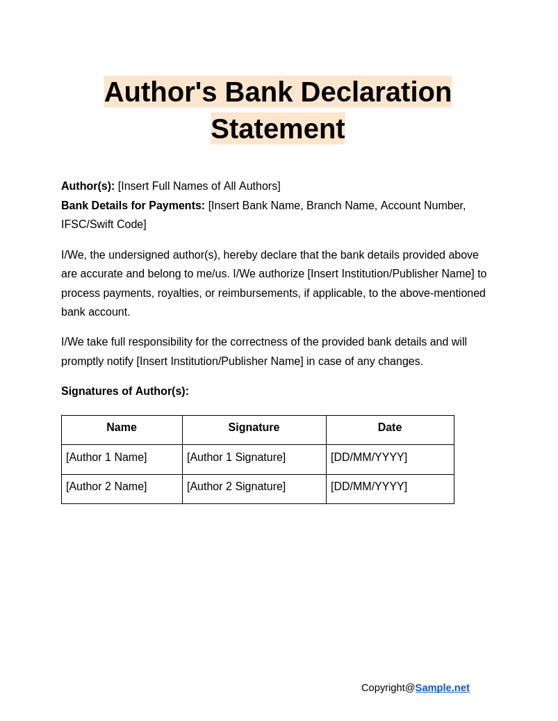 Author s Bank Declaration Statement Google Docs 12 30 2024 04 16 PM