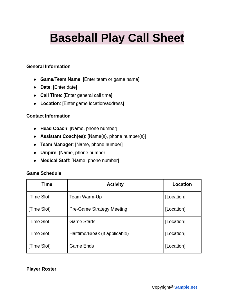 Baseball Play Call Sheet Google Docs 01 15 2025 11 41 AM