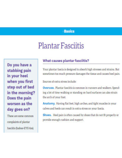Basic Plantar Fasciitis Stretches