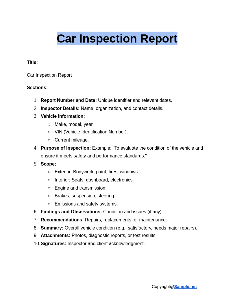 Car Inspection Report Google Docs 01 15 2025 11 28 AM