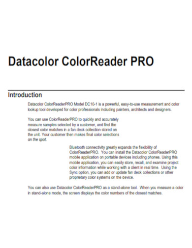 Color Reader