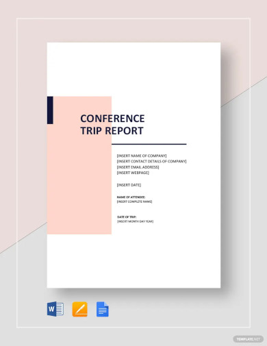 Conference Trip Report Template