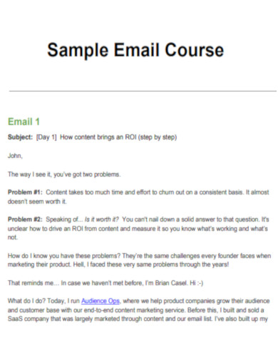 Editable Email