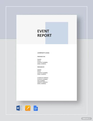 Event Report Template