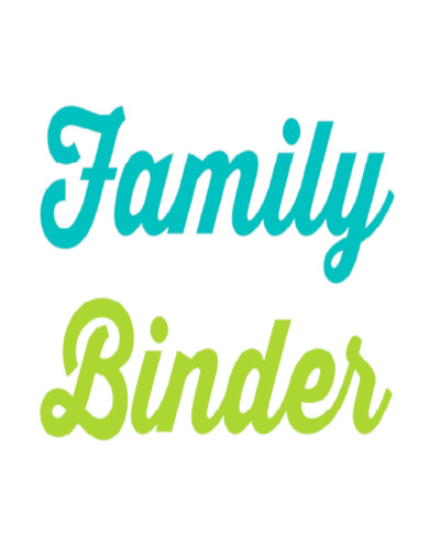Family Binder Cover
