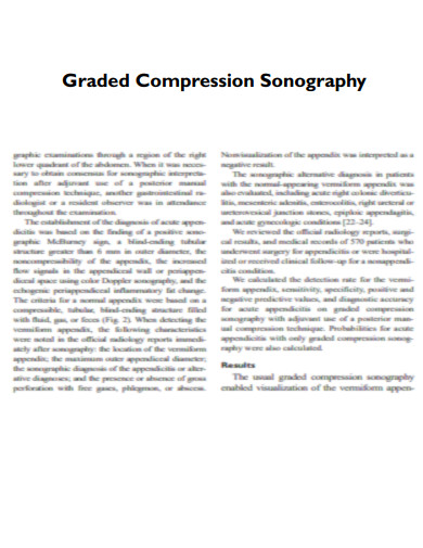 Graded Compression Sonography