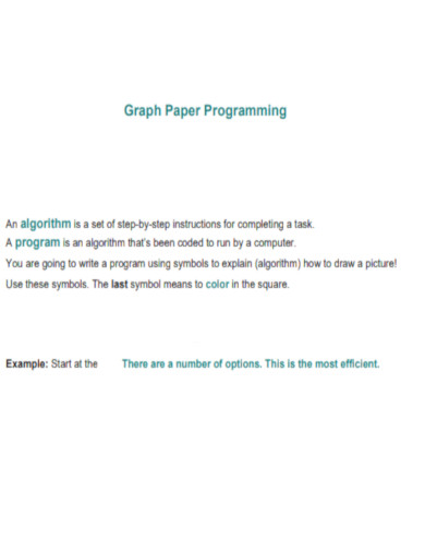 Graph Paper Programming