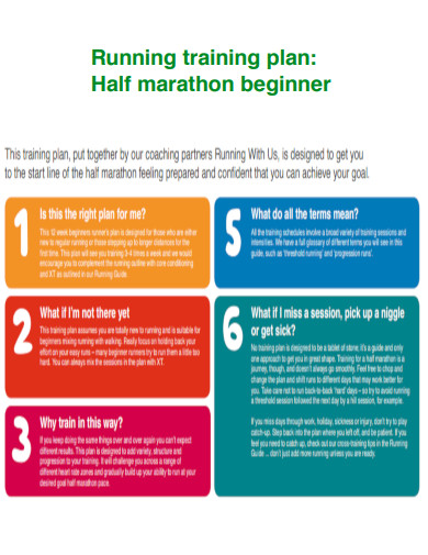 Half Marathon Running Training Plan