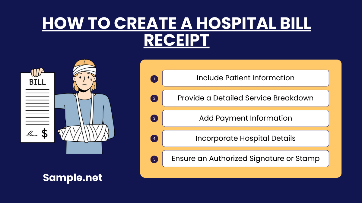 How to Create a Hospital Bill Receipt