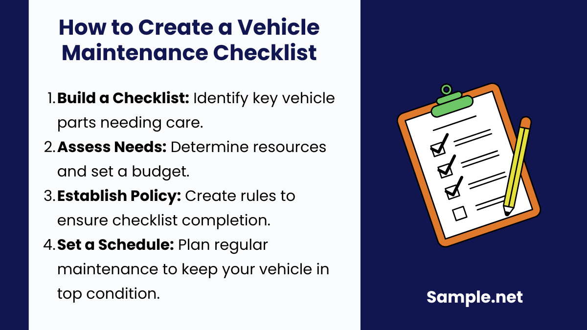 How to Create a Vehicle Maintenance Checklist