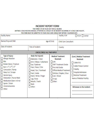 Incident Report Form