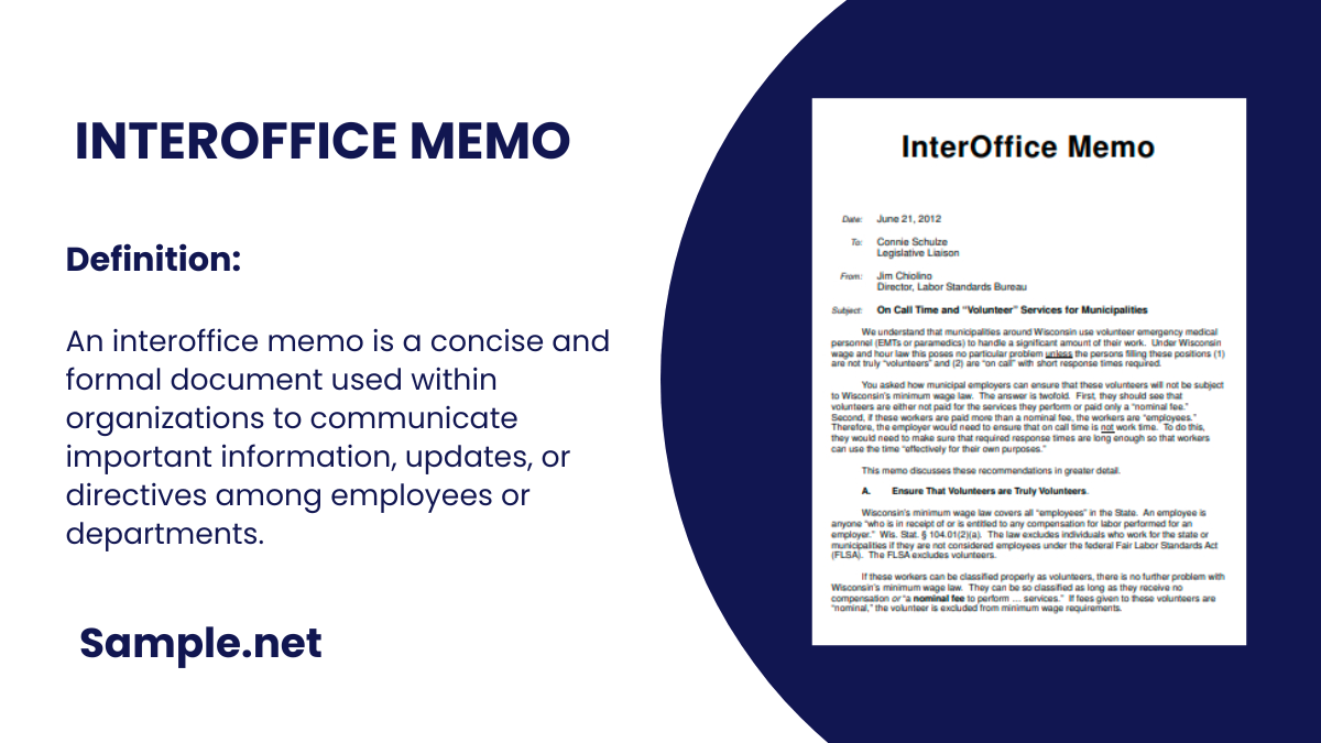 interoffice memo