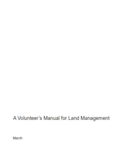 Land Management Binder Cover