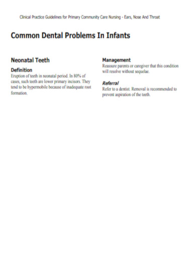 Neonatal Teeth Binder Cover