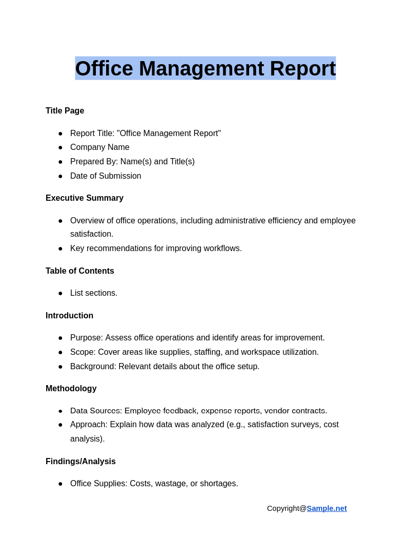 Office Management Report Google Docs 01 09 2025 10 59 AM