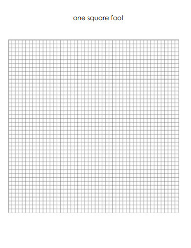 One Square Foot Graph Papers