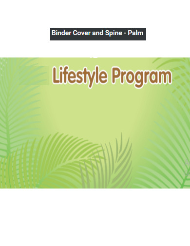 Palm Binder Cover