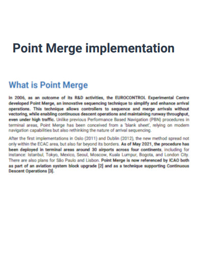 Point Merge Implementation