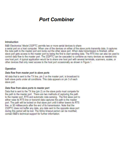 Port Combiner