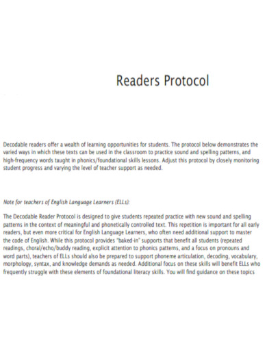 Readers Protocol
