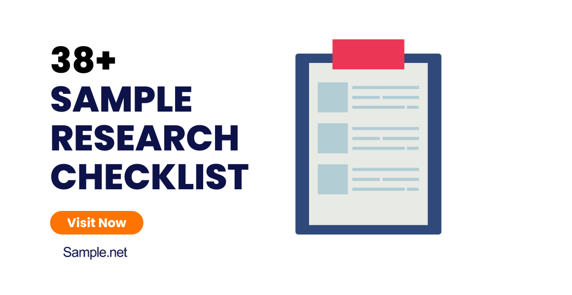 sample research checklist