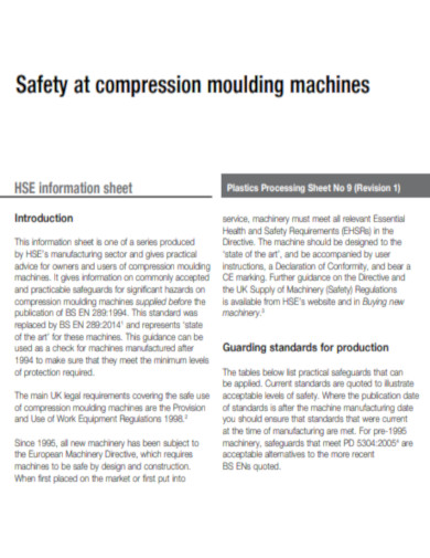 Safety at compression