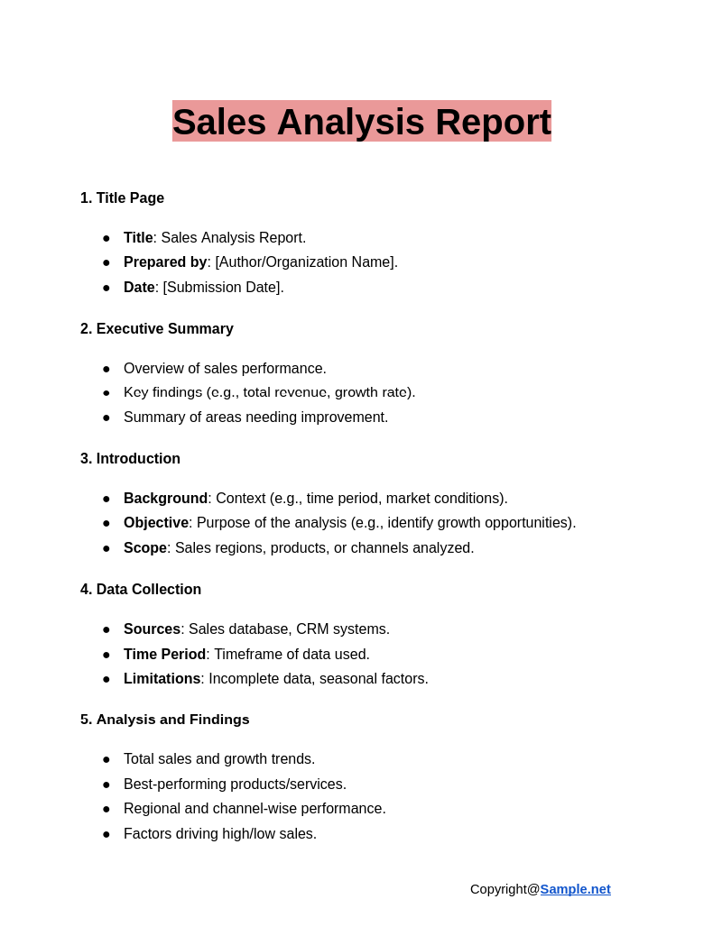 Sales Analysis Report Google Docs 01 15 2025 11 25 AM