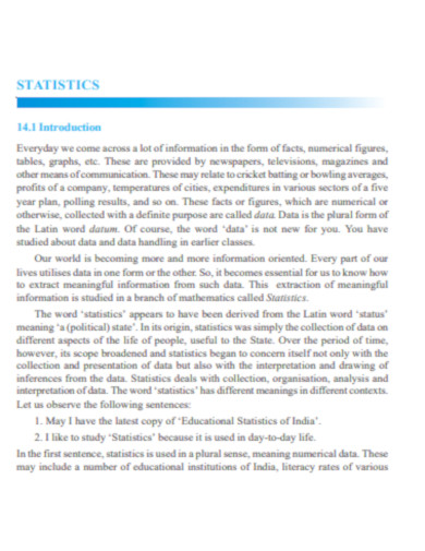 Statistics PDF