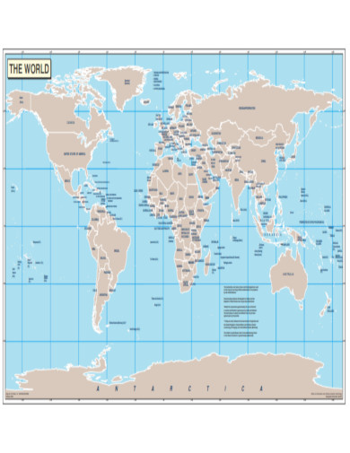 The United Nations World Map 