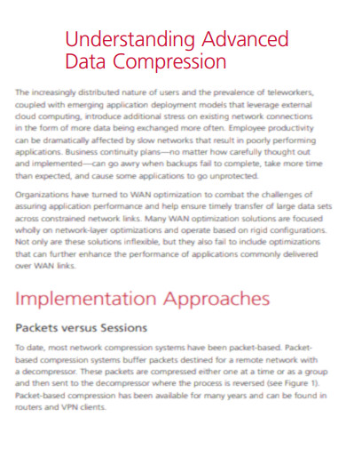 Understanding Advanced Data Compression