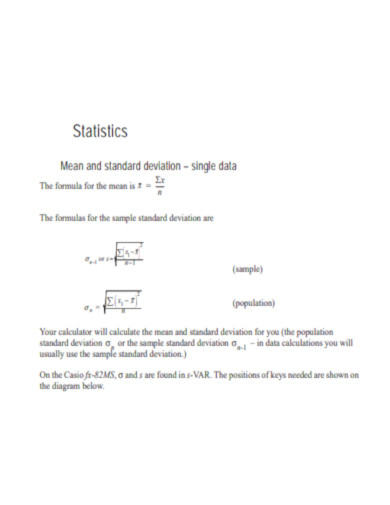 Variance Calculator Statistics