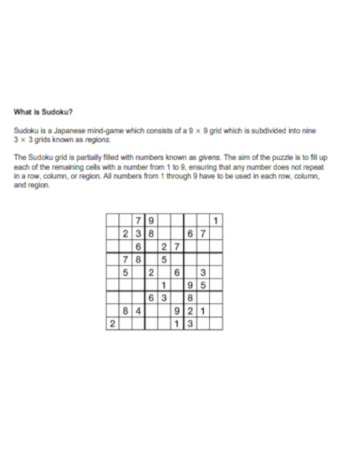 What is Sudoku