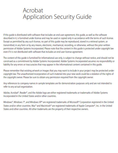 Adobe Application Security